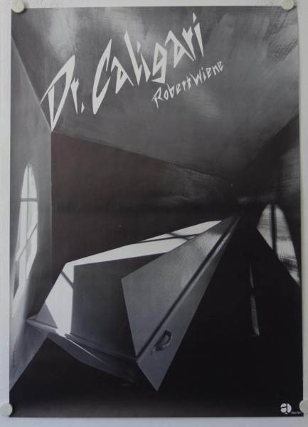 Das Kabinett des Dr. Caligari originales deutsches A0-Filmplakat (R80s)